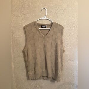 Towncraft Beige Knit Vest